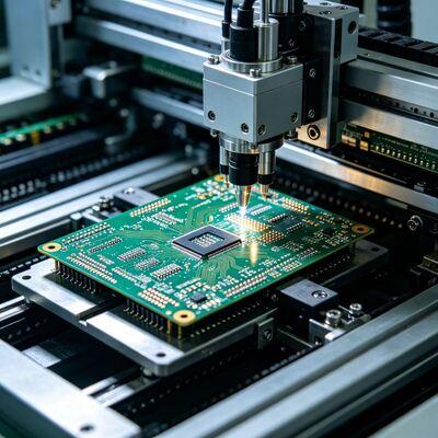 Yellow Soldermask Multilayer Pcb Assembly Gerber BOM Fabrication Electronic Production