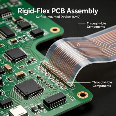 Good price CEM3 Rigid Flex PCB Assembly Service 1.6mm-3.2mm For Medical Devices online